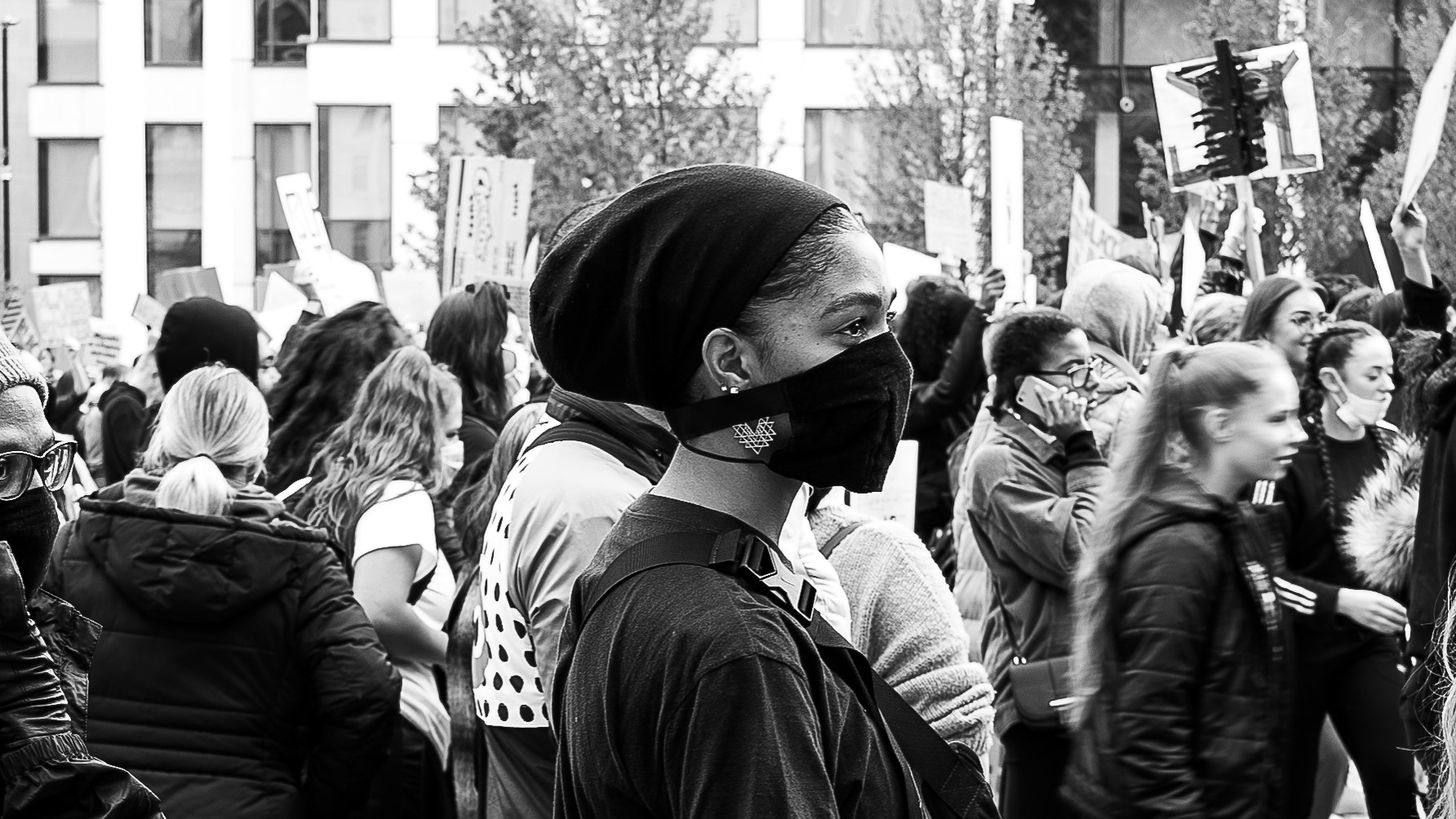 Black Lives Matter protest, Birmingham 2020. Image courtesy of Charisse Kenion