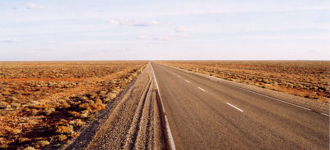 Landscape of Australian horizon Woomera